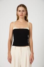 Azra Twill Corset Strappy Top - Image 5